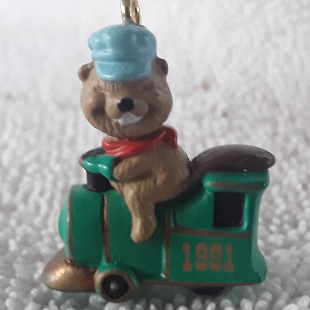Hallmark Miniature Ormament- All Aboard, 1991, no box